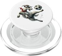 Goat Kicking Soccer Ball Football Player Design PopSockets PopGrip for MagSafe