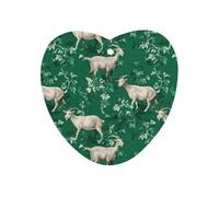 Goat Leaf Pattern Car Air Freshener Aromatherapy Tablets Hanging Scented Cards for Rooms Bathrooms Wardrobe Love form