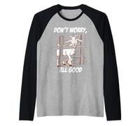 Goat Lover DON'T WORRY ALL GOOD Funny Goats Raglan Baseball Tee