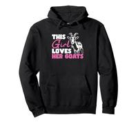 Goat Lover Farm Animals Funny This Girl Loves Her Goats Pullover Hoodie