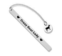 Goat Lover Gifts for Women Bookmark for Book Lovers Goat Bookmark Reading Gifts Goat Farmer Gifts Reader Gifts Book Lovers Gifts for Writers Women Friend Sister Inspirational Gifts for Wife Teacher