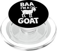 Goat Lover Humor Baa I'm A Goat Graphic For Herd Owners PopSockets PopGrip for MagSafe