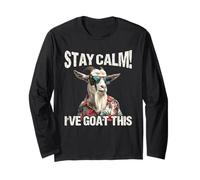 Goat Lover STAY CALM I'VE GOAT THIS Funny Goat Long Sleeve T-Shirt