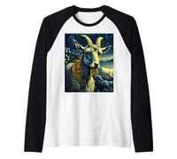 Goat Lovers, Farm Life, Van Gogh Starry Night, Homesteading Raglan Baseball Tee