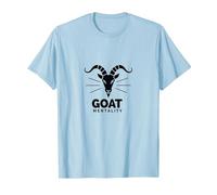 Goat Mentality: Bold Ambition for Determined Achievers T-Shirt, Men, Baby Blue, XXL