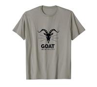 Goat Mentality: Bold Ambition for Determined Achievers T-Shirt, Men, Slate Grey, 3X-Large