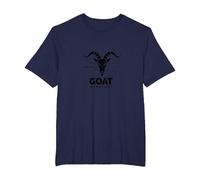 Goat Mentality: Bold Ambition for Determined Achievers T-Shirt, Men's Big and Tall, Navy, 5X Tall