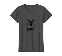 Goat Mentality: Bold Ambition for Determined Achievers T-Shirt, Women, Dark Heather Grey, XS