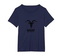 Goat Mentality: Bold Ambition for Determined Achievers T-Shirt, Women's Plus, Navy, 2X
