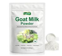 Goat Milk Powder with High Calcium, Vitamins, Protein, Probiotics,from Natural Grass-Fed Goats,Great for Smoothies, Cooking, Baking, Non-GMO, No Preservatives Added, 0.5lb (220g)
