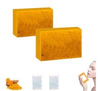 Goat Milk Soap Bar, Lemon Turmeric Kojic Acid Soap, Deep Cleansing, For Face/Body-Oily & Dry Car