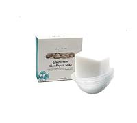 Goat Milk Soap, Silk Protein Skin Repair Soap, Silk Protein Soap, Skin Lightening Soap, Super Long Brushed, Oil Control Cleansing Soap, Remove Tender White for Face Body (1pcs)