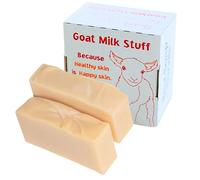 Goat Milk Stuff Goat Milk Soap - Purity | All-Natural, Unscented, Fresh Goat Milk Soap Bar, Gentle on Sensitive Skin - Handmade (Box of 2)