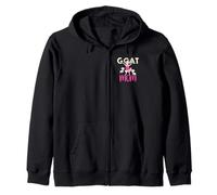 Goat Mom Mommy Mama Happy Mother's Day Novelty Zip Hoodie