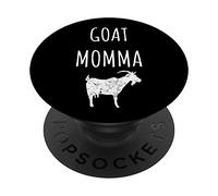 Goat Momma Mom Mother Goat Yoga Farm Farming Day Cute Fun PopSockets Adhesive PopGrip