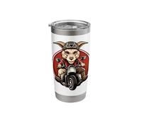 Goat Motorcycle/Motorcyclist Goat Stainless Steel Insulated Tumbler