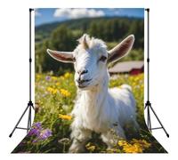Goat Multi-Scene Photography Backdrop For Baby Shower, Portrait, Party, Video & Home Decoration - 5x7ft