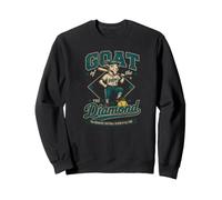 GOAT Of The Diamond Greatest Softball Player Sweatshirt