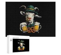 Goat Oktoberfest Puzzles Customized Challenging Gifts for Adults 300/500/1000 Piece