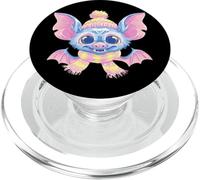 Goat Open Book Reading Animal Lover Graphic Portrait Round PopSockets PopGrip for MagSafe