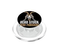 Goat Owner - Head Stuck Herd Panicking - Goat Lover PopSockets PopGrip for MagSafe