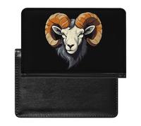 Goat Passport Wallet Cute Passport Case with Card Slot Travel Passport Holder Cover