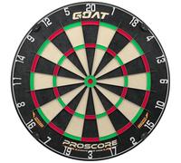 GOAT - Proscore PWR Professional Dartboard, Brazilian Sisal, Self-healing, Minimal Bounce-Outs, Spiderweb Technology, Stainless Steel Bullseye