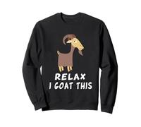 Goat Saying Relax I Goat This Funny Goat Sweatshirt