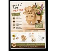Goat Scroll Saw Pattern - Money Box & Planter: DIY Woodworking