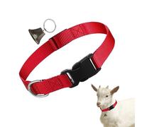 Goat Show Collar,Adjustable Sheep Collars Set | Loud Grazing Bell Anti Lost Supplies for Farm Cow Sheep Goat Animal Training Pet Ranch Pasture