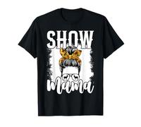 Goat Show Mom Goat Boer Show Mama Sunflower T-Shirt