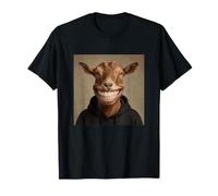 Goat Smile Human Teeth Funny T-Shirt