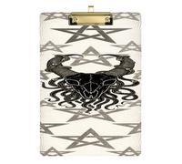 Goat Stars Evil Nurse clipboard Acrylic Cute for Softball Coaches clipboard Teacher Tabla para escribir con Clip Size 9 x 12