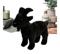 Goat Stuffed Animals, 11.81 Inch Cute Realistic Plush Toy for Kids, Compact Heavy Duty Home Décor with Soft Cuddly Design, Stuffed Animal Figurine for Boys, Girls, Gift, Children and Farm
