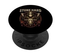 Goat Summoner and Ritual Circle Stoner Metal Design PopSockets Adhesive PopGrip