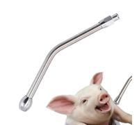 Goat Syringe | Metal Ergonomic Farm Feeding Device - Dosing Syringe for Liquid Supplements in Goats,for veterinary use in cattle horses lambs farmers shepherds and breeders