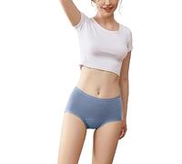 Goat Union Organic Cotton Boyleg Period Underwear for Women & Teens - Moderate Absorbency Period Panty, Rain Washed, S