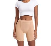 Goat Union Period Underwear 5” Boy shorts/Boxer Briefs, High Waist/Heavy Flow w/Organic Cotton Lining, Sand, 3XL Plus