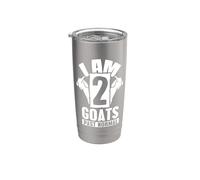 Goat Whisperer - I Am 2 Goats Past Normal - Goat Stainless Steel Insulated Tumbler