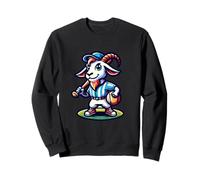 Goat With Baseball Bat And Ball Sweatshirt