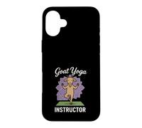 Goat Yoga Instructor Funny Animal Wellness Retreat Farm Case for iPhone 16 Plus