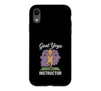 Goat Yoga Instructor Funny Animal Wellness Retreat Farm Case for iPhone XR