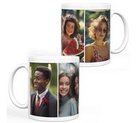 GOATINTHECOAT Personalised Mug Text Photo Printed Collage Design Logo Customised Gift Cup 11oz Various Options Mothers Fathers Day Coffee Cup Kitchenware. Personalised Photo Mug (4 Images)