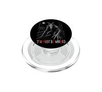 Goatman You Must Be Warned Omen Warning Subliminal Message PopSockets PopGrip for MagSafe