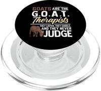 Goats Are The GOAT Therapists The Listen They Cuddle And The PopSockets PopGrip for MagSafe