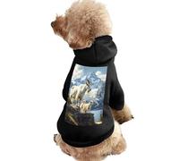 Goats Lambs in The Mountains Cute Dog And Cat Clothes Pet Hoodie Sweatshirt Pullover Sweater Coat