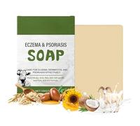 Goats Milk soap - Goat Milk Skincare - Eczema Soap for Face and Body - Organic Handmade Soap for Dermatitis & Psoriasis - Natural Soap Bar for Dry Itchy Sensitive Skin Relief (100g)