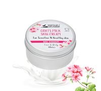 Goats of the Gorge made in somerset Goats Milk Skin Cream 50ml (Geranium Essential Oil) Cruelty Free, Natural Derived Ingredients