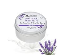 Goats of the Gorge Night Skin Cream Lavender - 50ml, Body Care with Goat Milk, Handmade Soap, Lavender Scented Night Cream for Face and Body