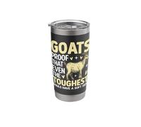 Goats Proof That Even The Toughest Souls Have A Soft Side Stainless Steel Insulated Tumbler